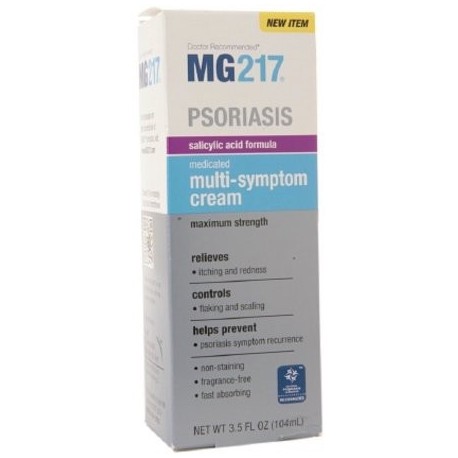 MG217 La psoriasis medicado Multi-Symptom crema (35 oz paquete de 6)