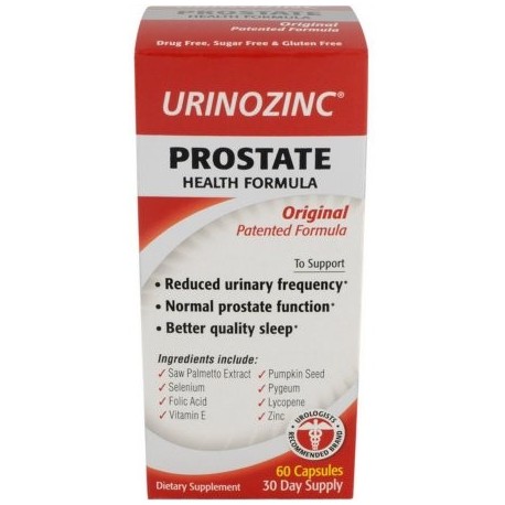 URINOZINC Fórmula de próstata 60 ea (Pack de 2)