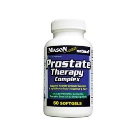 Terapia de próstata Mason Natural Complejo Cápsulas suplementos dietéticos - 60 Ea