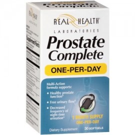 Real Health Laboratories próstata completa Uno por día Cápsulas 30 EA (Pack de 3)