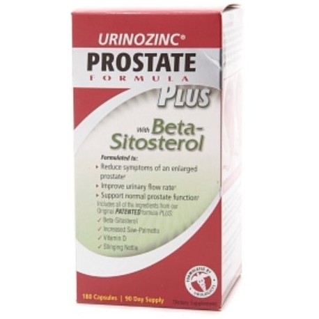 3 Pack - URINOZINC Fórmula próstata Plus cápsulas 180 ea