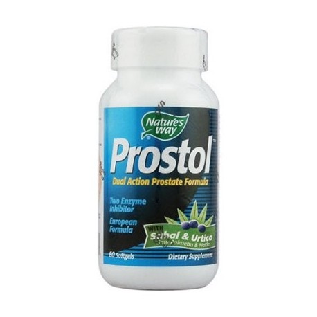 Cápsulas Fórmula Natures Way Prostol doble acción de próstata - 60 Ea