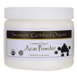 Swanson orgánico certificado de Acai en polvo 317 oz (90 gramos) Pwdr