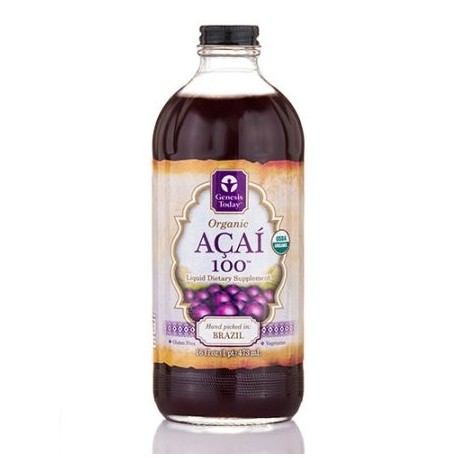 Acai orgánico 100 - 16 fl. oz (473 ml) por Genesis Today