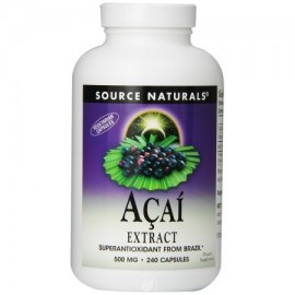 Fuente Naturals Acai Extract 500 mg cápsulas vegetarianas - 240 Ea