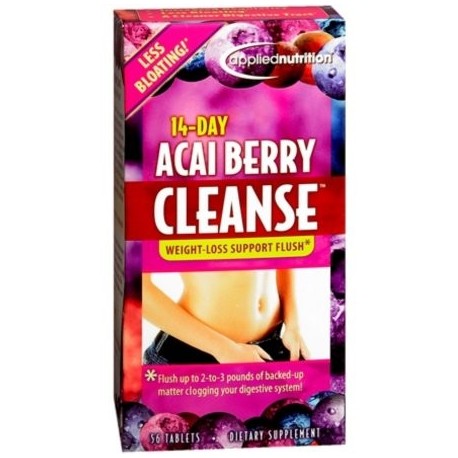 APPLIED NUTRITION de 14 días de Acai Berry Cleanse comprimidos 56 comprimidos (paquete de 6)