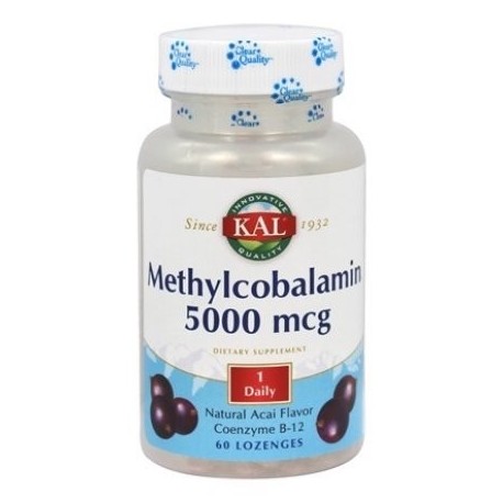 Kal - La metilcobalamina Pastilla Acai Berry (BTL-plástico) 5000mcg 60 tabletas