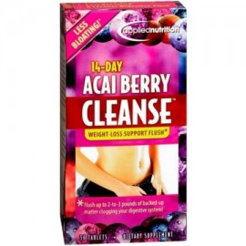 APPLIED NUTRITION de 14 días de Acai Berry Cleanse comprimidos 56 comprimidos (Pack de 4)