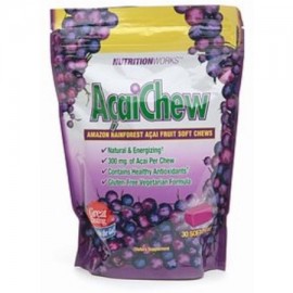 Nutritionworks AcaiChew Amazon Rainforest Acai Fruit 30 ea (Pack of 3)