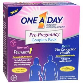 One A Day prenatal Las parejas Pack 30 - 30 ct