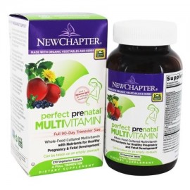 New Chapter - Perfecto prenatal de multivitaminas - 270 Tabletas vegetarianas