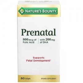 Nature's Bounty prenatal de multivitaminas 60 Caps