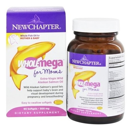 New Chapter - Wholemega prenatal aceite de pescado 500 mg. - 90 Cápsulas Blandas