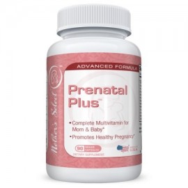 Prenatal Vitaminas y Minerales - Mother's Select Prenatal Plus - Pastillas suave Veggie - Larga duración 90 Cápsula 3 mes de s