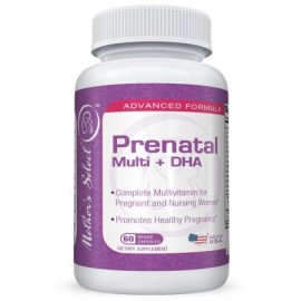 Prenatal y postnatal multivitamina con DHA - Mother's Select Sin Lactosa Vitaminas - Lácteos y sin gluten - Ácidos grasos omeg