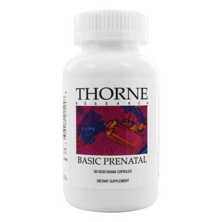 THORNE RESEARCH - Prenatal Básico - 90 cápsulas vegetarianas