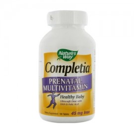 Completia prenatal Multi vitamina tabletas Por Naturesway - 180 Ea