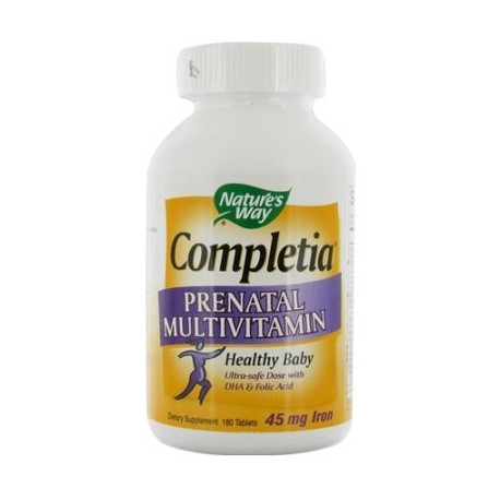 Completia prenatal Multi vitamina tabletas Por Naturesway - 180 Ea