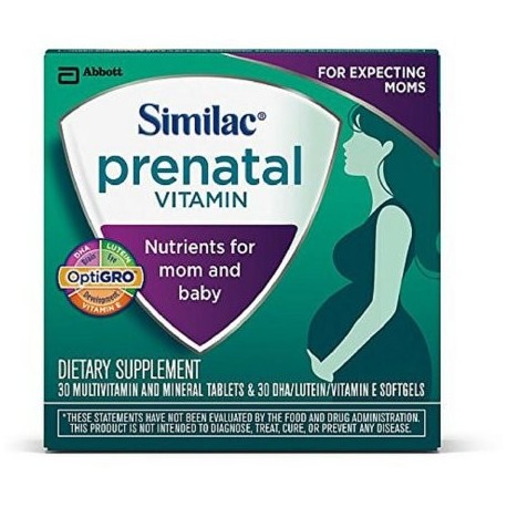 Similac Prenatal Multivitamin - DHA - luteína 30 ea (Pack de 2)