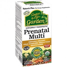 Fuente de la Vida jardín orgánico prenatal Nature's Plus 90 Tabs