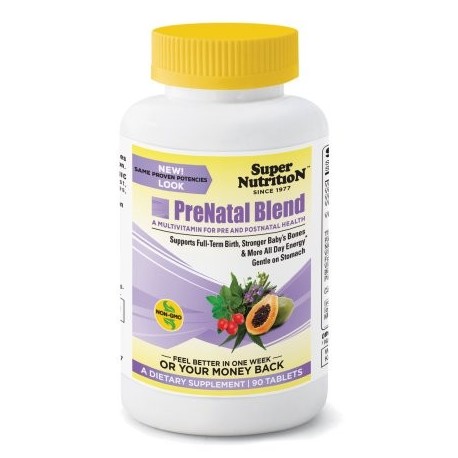 SuperNutrition prenatal Blend comprimidos multivitamínicos 90 Ct