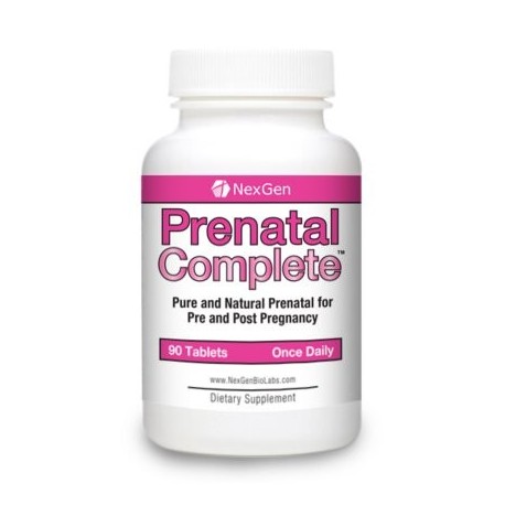 Prenatal Complete - One-A-Day Multi Vitamin for a Complete Array of All Natural Vitamins -amp- Minerals for Optimal Health for