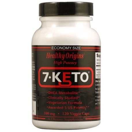 Healthy Origins 7-ceto DHEA metabolitos 100 mg - 120 cápsulas vegetales