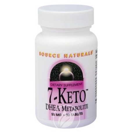 Fuente Naturals 7-Keto DHEA metabolito 50 mg comprimidos - 30 EA