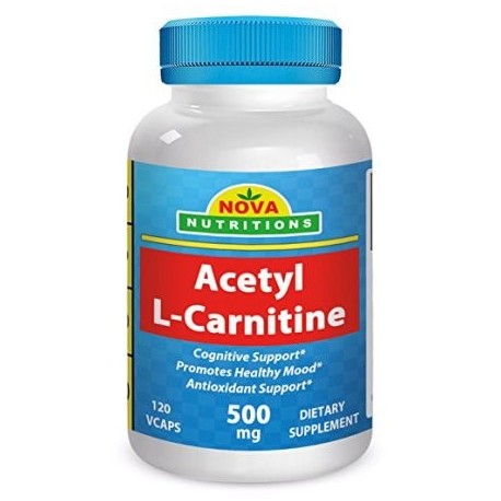Nova Nutritions acetil L-carnitina 500 mg 120 Vcaps