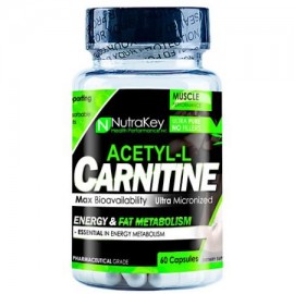 Nutrakey Acetil L-Carnitina - 60 Cápsulas