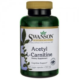 Swanson acetil L-carnitina 500 mg 100 Caps Veg