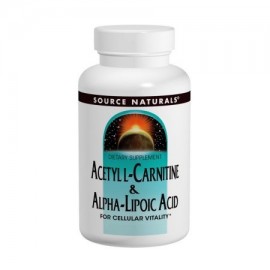 Acetil L-carnitina y ácido alfa-lipoico 650mg Source Naturals Inc. 30 más aquí