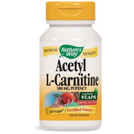 Acetil L-carnitina Nature's Way 60 VCaps