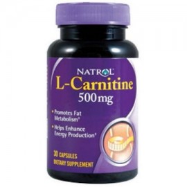 Natrol carnitina 500 mg 30 CT