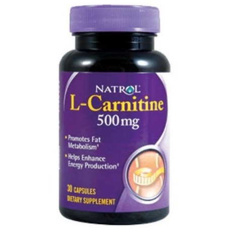 Natrol carnitina 500 mg 30 CT
