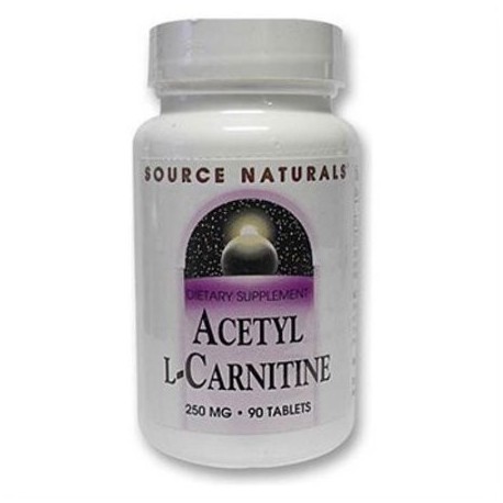 Fuente Naturals acetil L-carnitina 250 mg comprimidos - 90 Ea