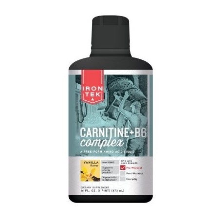 Iron-Tek Liquid Carnitine 1000 vainilla natural 16 Fl Oz