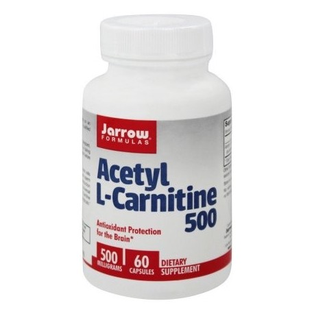 Jarrow Formulas - Acetil L-carnitina 500 mg. - 60 Cápsulas