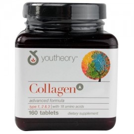 Youtheory colágeno Tablets fórmula avanzada 160 Ct