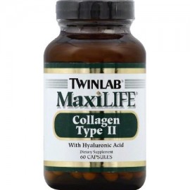 Twinlab El colágeno tipo II con ácido hialurónico Cápsulas