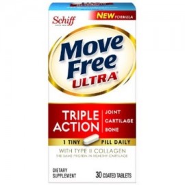 MOVE FREE Ultra Joint Supplement w- Collagen -amp- Hyaluronic Acid 30 ea (Pack of 2)