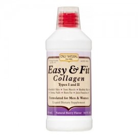 ONLY NATURAL Fácil y colágeno apto para hombres y mujeres Berry Natural 16 oz
