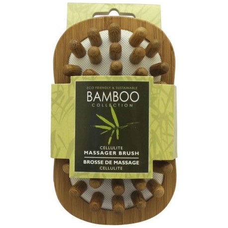 Swissco Colección de bambú de las celulitis cepillo