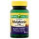 Spring Valley melatonina Artificial Strawberry Flavor 5 mg Tablets 120 recuento