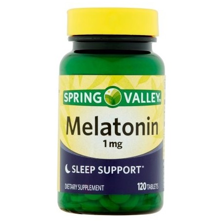 Spring Valley Melatonina 1 mg suplemento dietético 120 ct