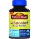 Nature Made Melatonina - 200 mg L-teanina Suplemento dietético líquido Softgels 60 recuento