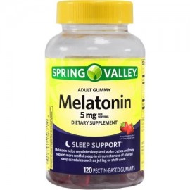 Spring Valley 5mg Sv adulto gomoso de melatonina