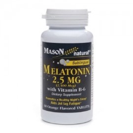 Vitaminas Mason 25 mg de melatonina comprimidos de disolución Orange 60 Ct