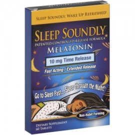 Sleep Soundly Melatonina 10 mg comprimidos de liberación Tiempo 60 ea