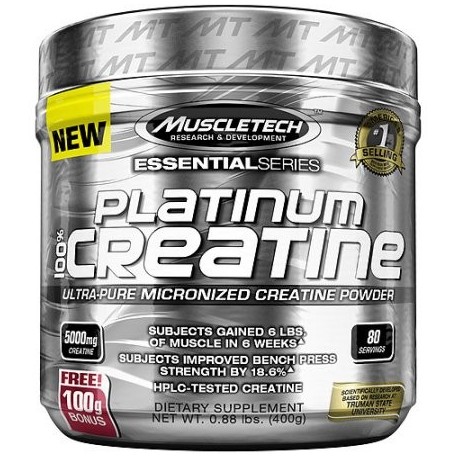 MuscleTech esencial de serie Platinum 100% suplemento dietético creatina en polvo 088 lb